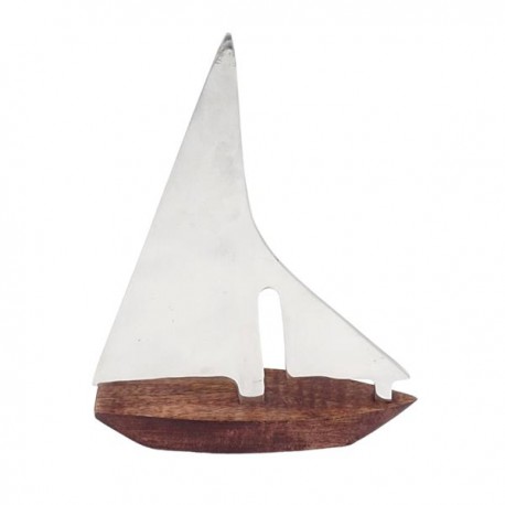 Jacht Majestic N-3320 - drewno i aluminium 26,5x19cm
