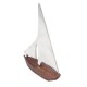 Jacht Majestic N-3320 - drewno i aluminium 26,5x19cm