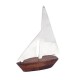Jacht Majestic N-3320 - drewno i aluminium 26,5x19cm