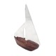 Jacht Majestic N-3320 - drewno i aluminium 26,5x19cm