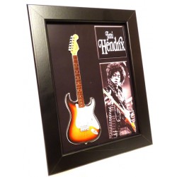 Mini gitara Jimi Hendrix w ramce FMG-007