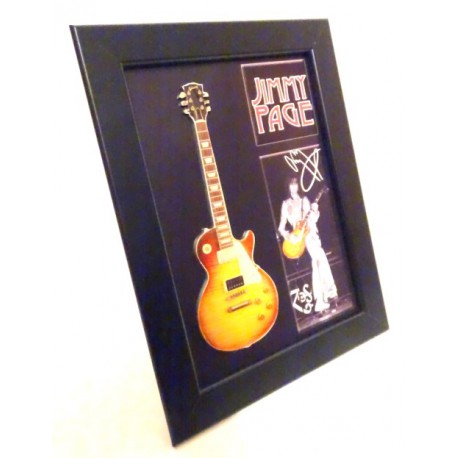 Mini gitara Jimi Page w ramce FMG-012