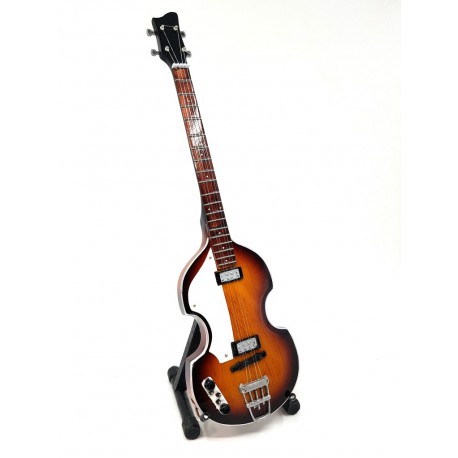 Mini gitara basowa- Paul Mc Cartney, the Beatles, MGT-2028, skala 1:4