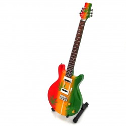 Mini gitara -Bob Marley -Tribute - Ganja, skala 1:4 MGT-0468