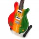 Mini gitara -Bob Marley -Tribute - Ganja, skala 1:4 MGT-0468