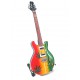 Mini gitara -Bob Marley -Tribute - Ganja, skala 1:4 MGT-0468