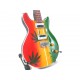 Mini gitara -Bob Marley -Tribute - Ganja, skala 1:4 MGT-0468