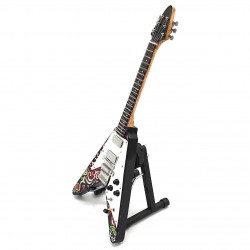 Mini gitara Jimi Hendrix - Psychodelic F. V, skala 1:4 MGT-1182