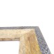 Drewniana ramka na zdjęcia inkrustowana metalem - A-1106B, pod format zdjęcia 13x18cm