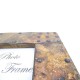 Drewniana ramka na zdjęcia pokryta blachą - A-1106, format zdjęcia 10x10cm