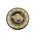 Byk - znak zodiaku - magnes. Śr. 6cm metal emaliowany