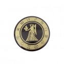 Panna -znak zodiaku - magnes. Śr. 6cm metal emaliowany - PAN