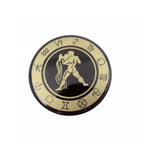 Wodnik - znak zodiaku - magnes metal emaliowany
