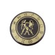 Bliźnięta - znak zodiaku - magnes. Śr. 6cm metal emaliowany - BLI