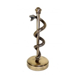 Laska Eskulapa - symbol sztuki medycznej - prezent dla lekarza, wys. 30cm - MC-9634