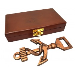 Metalowy otwieracz - kotwica - w pudełku - 70110