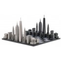Designerskie Szachy Skyline New York ze stali nierdzewnej – NY