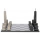 Designerskie Szachy Skyline New York ze stali nierdzewnej – NY