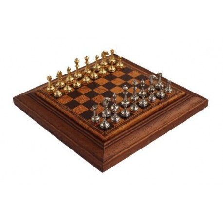 Ekskluzywne metalowe szachy magnetyczne Italfama 18x18 cm – N300