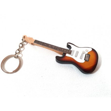 Breloczek - mini gitara J. Hendrix mahoń - EGK-0320